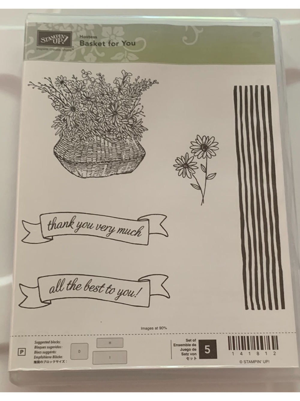 Stampin' Up! Basket 🧺 For You. New